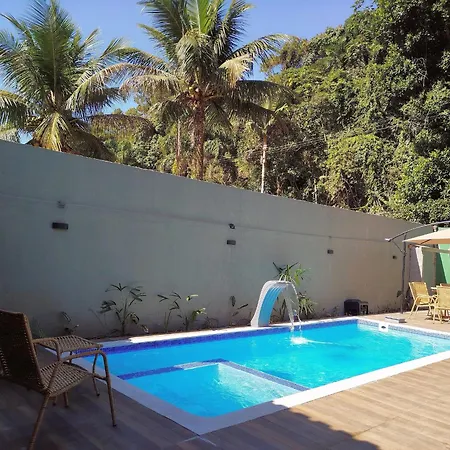 Linda Casa Com Piscina A 5 Minutos A Pe Da Praia Ubatuba Exterior photo